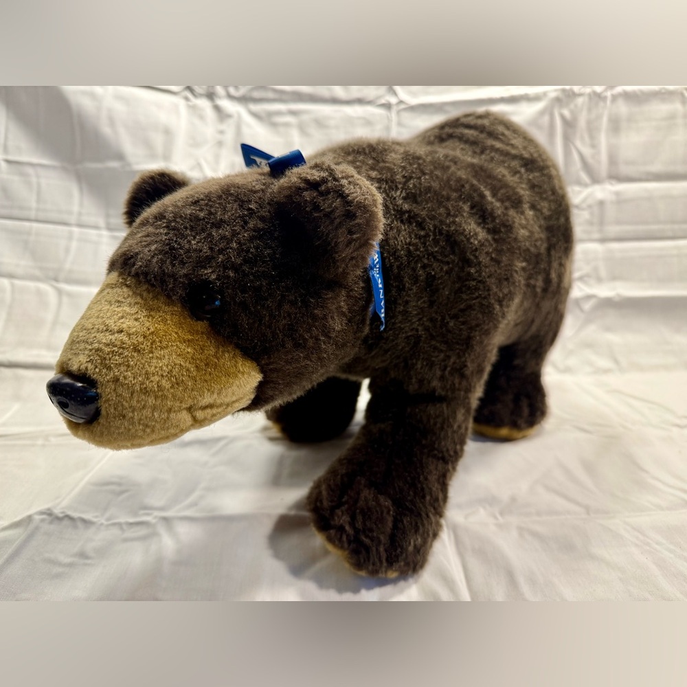 Bank of the West Brown Bear Plush Stuffed Animal Realistic 18”